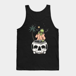 DJ and alien Tank Top